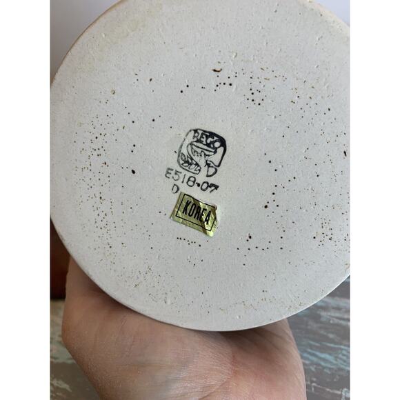 Vintage Set of 2 Rego Brown Stoneware Lidded Crocks Pots E518-07 5"d x 2 3/8"h - Picture 9 of 9